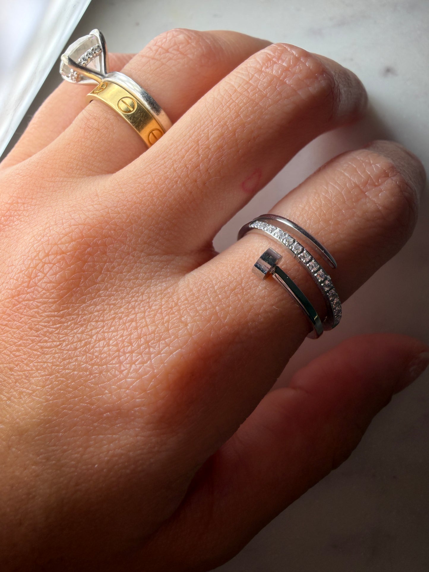 Double Nail Ring