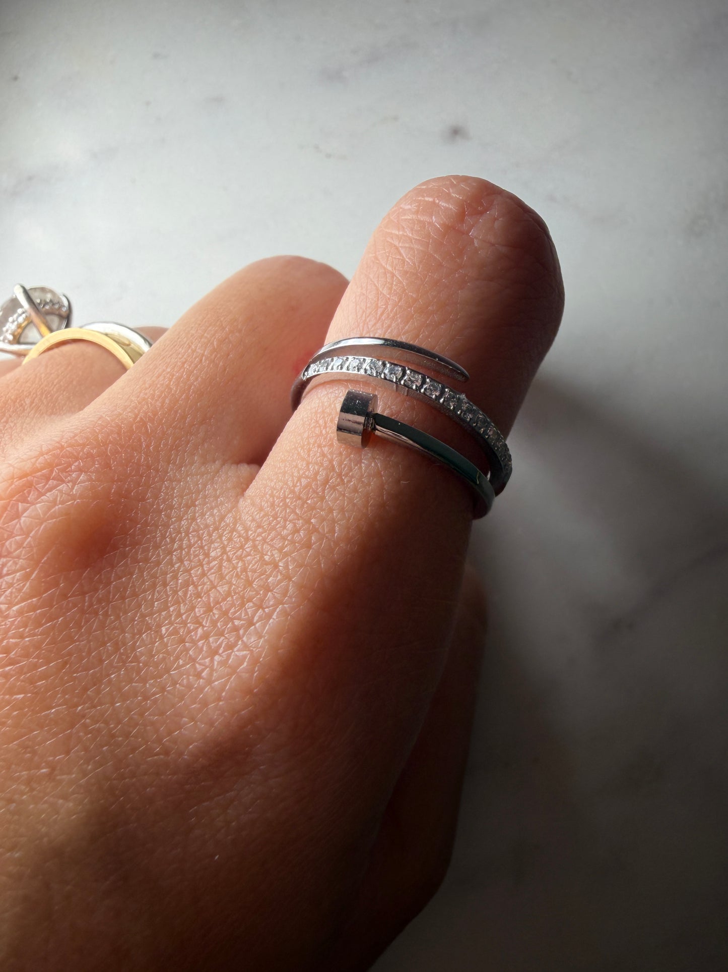 Double Nail Ring