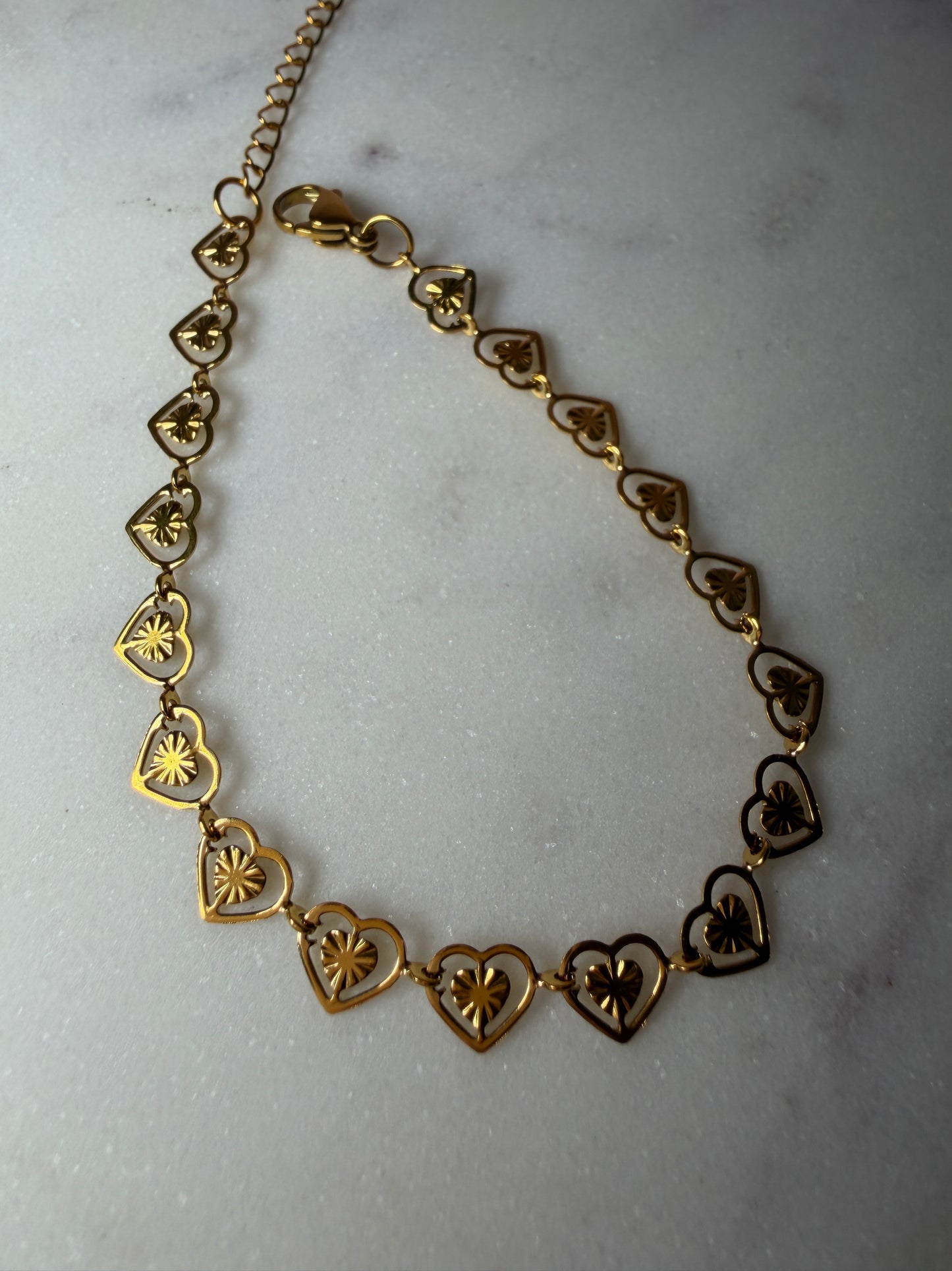 Vintage Hearts Bracelet